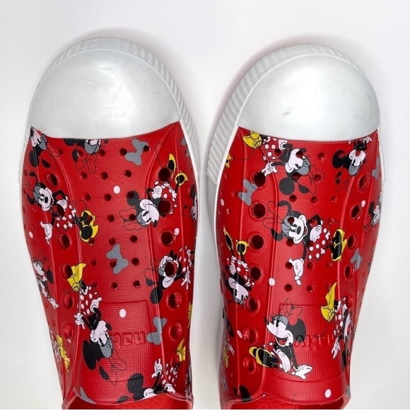 Disney Red Minnie Mouse Native Shoes Jeffersons Size 9 - Picture 4 of 12